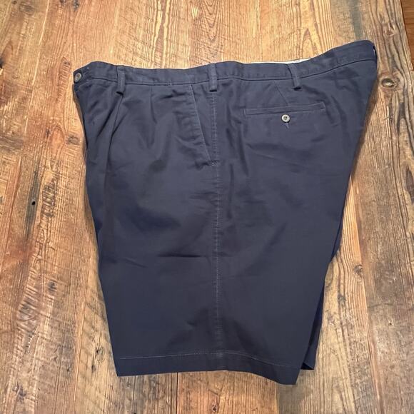 NEW Dockers Pleated Relaxed Fit Navy Blue Shorts Washed Khaki Short NWT SIZE 48 - Picture 7 of 12